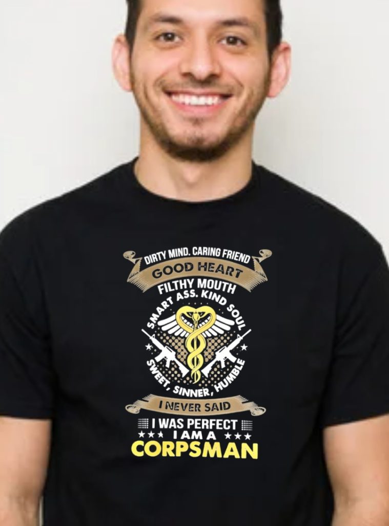 Vietnam War themed t-shirt design